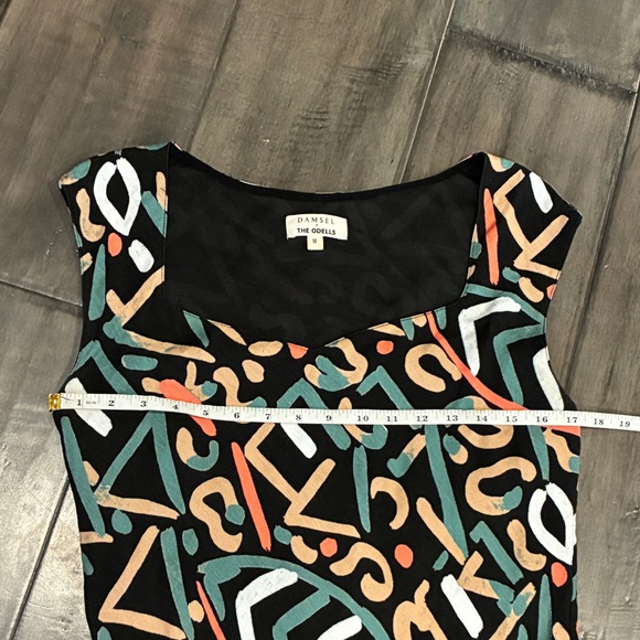 Damsel x The Odells Geometric Afternoon Sunshine Dress - Size Medium - Picture 11 of 16